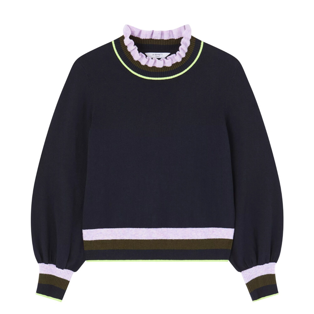 L.K. Bennett Alina Striped Sweater